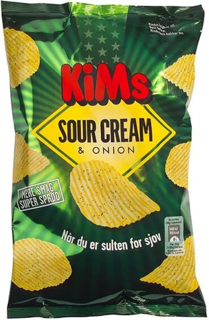 KiMs Sour Cream & Onion 170g 3 KiMs Sour Cream & Onion 170g