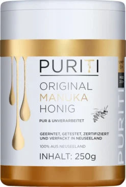 PURITI Manuka-Honig MGO 200+ 250g Aus Neuseeland