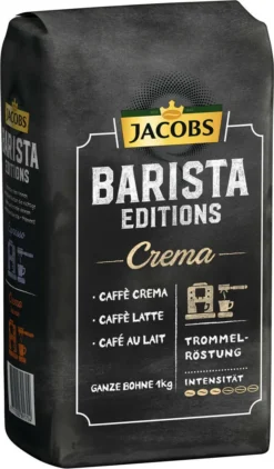 JACOBS Kaffeebohnen Barista Editions Crema 2x1 Kg Ganze Kaffee Bohnen Geröstet -Haribo || Tassimo || Senseo Verkaufsgeschäft be8709d3705ff7fc15a6becc060d50cb