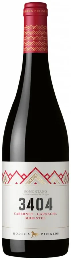 Bodega Pirineos "3404" Tinto - Cabernet, Garnacha & Moristel Somontano D.O.