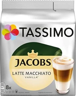 TASSIMO Jacobs Typ Latte Macchiato Vanilla 5er Pack T Discs Kapseln 5x8 Getränke 8 TASSIMO Jacobs Typ Latte Macchiato Vanilla 5er Pack T Discs Kapseln 5x8 Getränke -Haribo || Tassimo || Senseo Verkaufsgeschäft bfa57854fd4aedcd2c04a31c91e1bc12