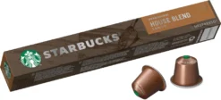 Nestlé® Starbucks House Blend By Nespresso Kaffeekapseln Kakaonote 57g, 10 Kapseln 9 Nestlé® Starbucks House Blend By Nespresso Kaffeekapseln Kakaonote 57g, 10 Kapseln -Haribo || Tassimo || Senseo Verkaufsgeschäft c0193d939ab284891d952588db9e7440