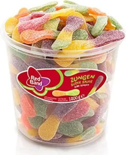 Red Band Zungen Super Sauer 100 Stück, 1200g -Haribo || Tassimo || Senseo Verkaufsgeschäft c11ecabf12e385f3353df2700c66e106