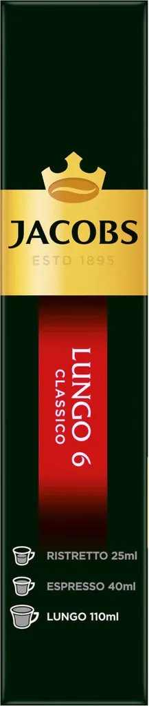 JACOBS Kapseln Lungo 6 Classico 10 X 20+2 Nespresso®* Kompatible Kaffeekapseln 8 JACOBS Kapseln Lungo 6 Classico 10 X 20+2 Nespresso®* Kompatible Kaffeekapseln – Bild 6