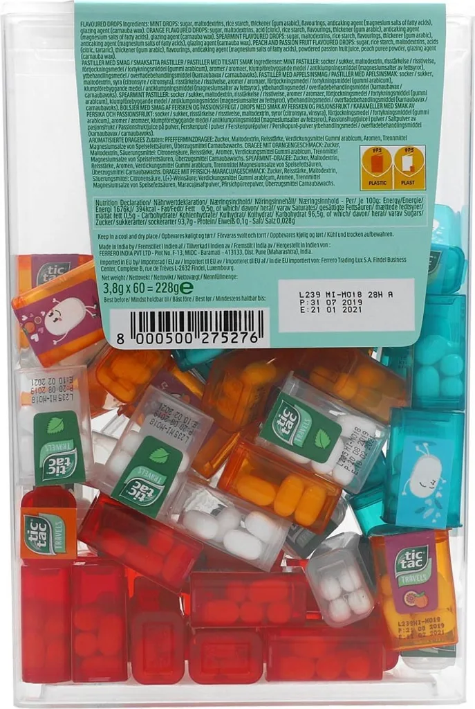 Tic TAC Dragees Lilliput Mix Mini Boxen 60 Stück 6 Tic TAC Dragees Lilliput Mix Mini Boxen 60 Stück – Bild 4