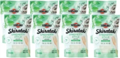 8er-Pack MIYATA Shirataki Konjak Nudeln 270g/ 200g ATG | Spaghetti Style | Low Carb Nudeln Spaghettiform