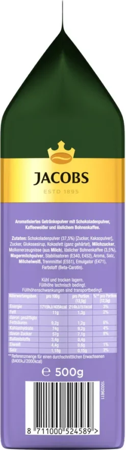 JACOBS Momente Typ Choco Cappuccino Mit Milka 12 X 500 G Beutel -Haribo || Tassimo || Senseo Verkaufsgeschäft c66654a5117106b0dff0eaf95fb755fd