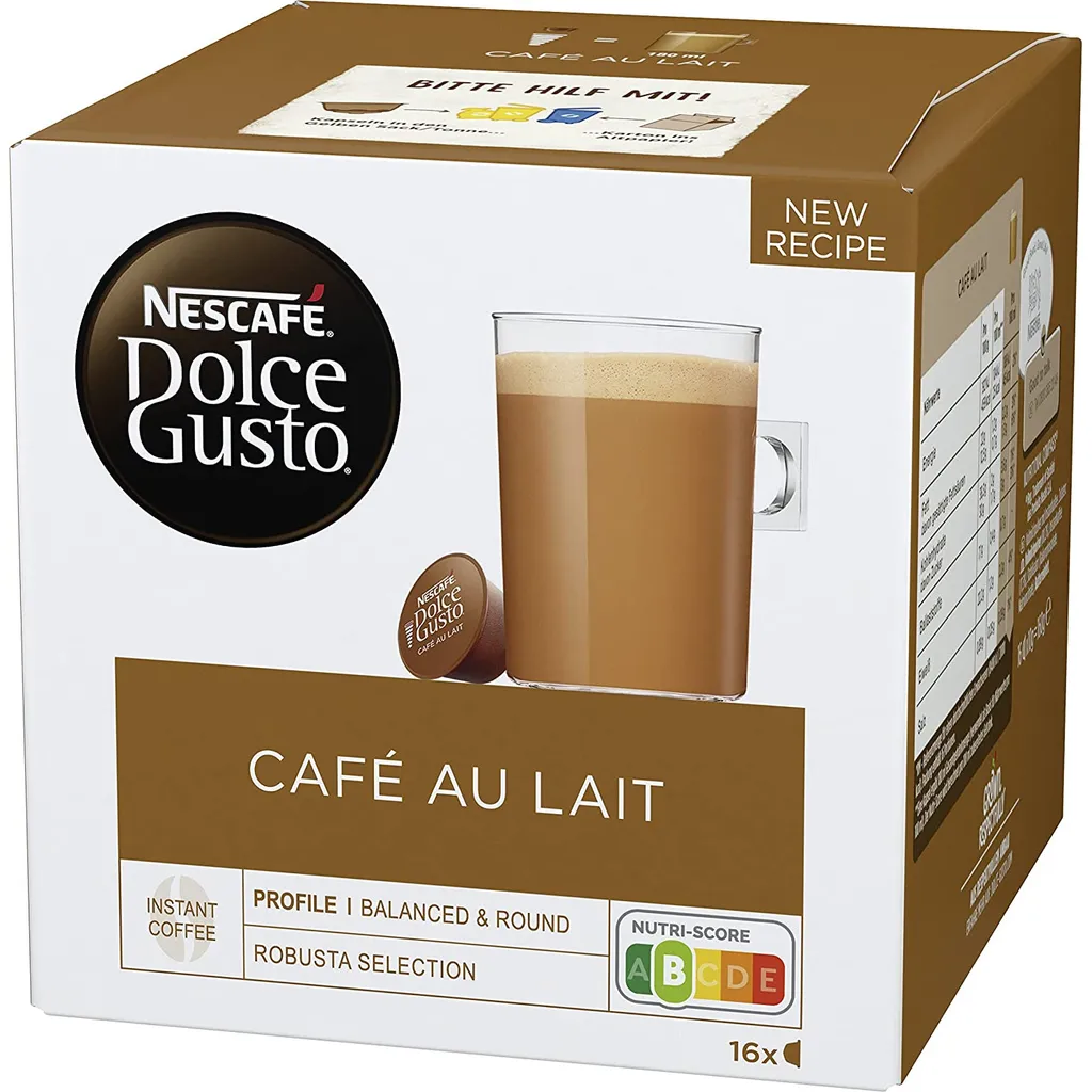 Nescafé® Nescafé Dolce Gusto Café Au Lait | 16 Kaffeekapseln 8 Nescafé® Nescafé Dolce Gusto Café Au Lait | 16 Kaffeekapseln – Bild 6