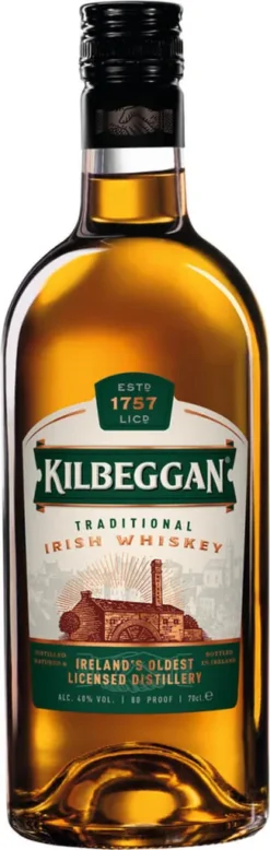 Kilbeggan Traditional Irish Whiskey | 40 % Vol | 0,7 L -Haribo || Tassimo || Senseo Verkaufsgeschäft c9b3f26e10938db7e4dbac925ed22d6e