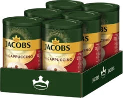 JACOBS Typ Cappuccino 6 X 400 G Dosen Feine Cremigkeit - Viel Schaum -Haribo || Tassimo || Senseo Verkaufsgeschäft cb2c8a751f2256c55f705e0b7cd7c32b