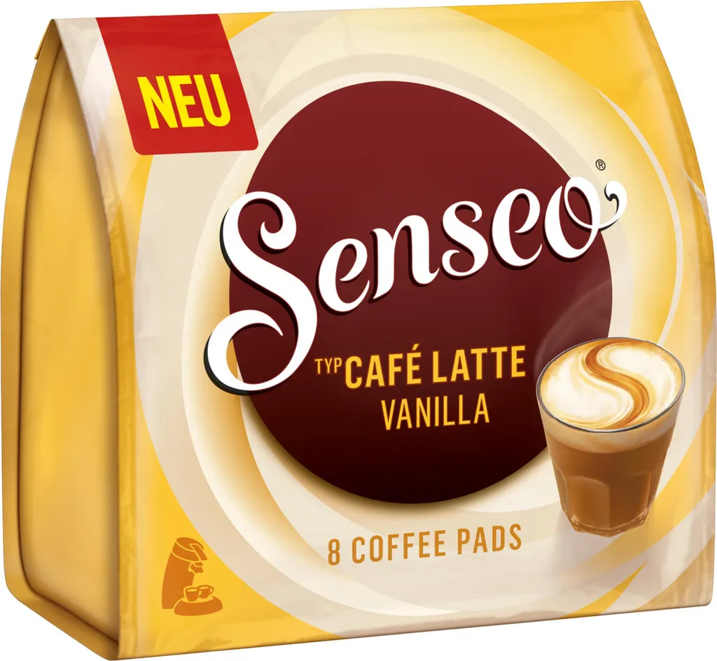 Senseo Café Latte Vanilla | 8 Kaffeepads 3 Senseo Café Latte Vanilla | 8 Kaffeepads