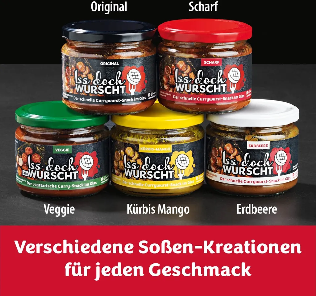 Iss Doch Wurscht Currywurst Snack Scharf 6er Set 6x 250g Wurst Rostbratwurst Ist 8 Iss Doch Wurscht Currywurst Snack Scharf 6er Set 6x 250g Wurst Rostbratwurst Ist – Bild 6