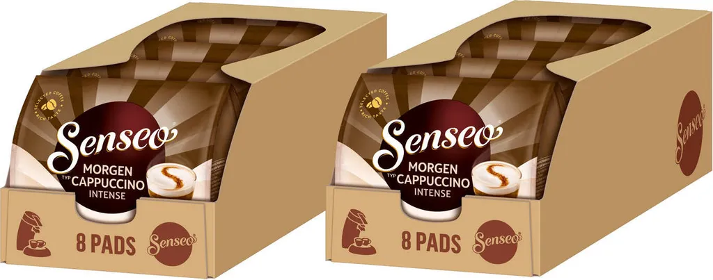 SENSEO Pads Typ Morgen Cappuccino Intense 10 X 8 Pads 80 Getränke 4 SENSEO Pads Typ Morgen Cappuccino Intense 10 X 8 Pads 80 Getränke – Bild 2