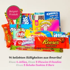 Nestlé® USA Jumbo Box | Kennenlernbox Mit 15 Beliebten Süßigkeiten Aus Amerika | Geschenkidee Für Besondere Anlässe -Haribo || Tassimo || Senseo Verkaufsgeschäft cf0c8f3641f7b86872c79c9823cfa869