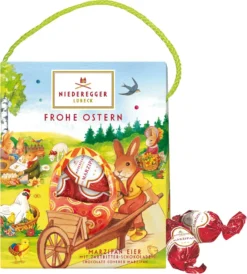 Niederegger Ostertäschchen Mit 5 Marzipan Osterei Pralinen 85g