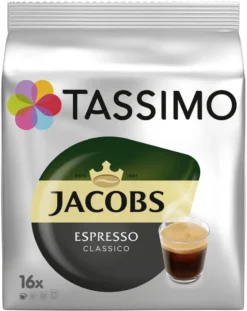 Tassimo Jacobs Espresso Classico | 16 T Discs, Kaffeekapseln -Haribo || Tassimo || Senseo Verkaufsgeschäft cfd28f39e400a3a50454446e65a7bb3a