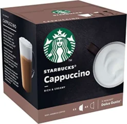 Nestlé® Starbucks By Nescafe Dolce Gusto 12 Kapseln Cappuccino Rich And Creamy Arabica Coffee 120g -Haribo || Tassimo || Senseo Verkaufsgeschäft d05e6d8b69dd5b3fdb3e1b2bcfd85ca6