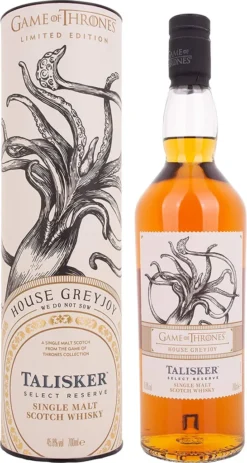 Talisker Select Reserve House Greyjoy Game Of Thrones GoT Limited Edition Single Malt Scotch Whisky | 45,8 % Vol | 0,7 L -Haribo || Tassimo || Senseo Verkaufsgeschäft d06d54984687e0582090ae7a5379166b