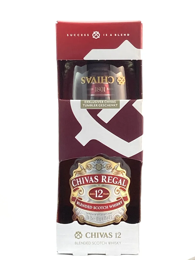 Chivas Regal 12 Jahre Mit Glas Blended Scotch Whisky 0,7l Alc. 40 Vol.-% 4 Chivas Regal 12 Jahre Mit Glas Blended Scotch Whisky 0,7l Alc. 40 Vol.-% – Bild 2