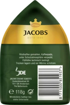 JACOBS Pads Crema Kräftig 270 Getränke - 15x18 Kaffeepads Senseo Kompatibel -Haribo || Tassimo || Senseo Verkaufsgeschäft d19d398a56bbd96be780f8d8c62bcd32