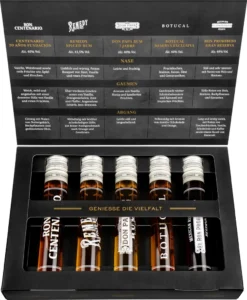 Premium Rum Tasting Set 5 X 0,05 L | Ron Centenario Solera 20 Fundación, Remedy Spiced Rum, Don Papa Rum 7 Jahre, Botucal Reserva Exclusiva & Ron Prohibido Gran Reserva Solera 15 -Haribo || Tassimo || Senseo Verkaufsgeschäft d2d0e164f390f8f7200652a06175b6aa