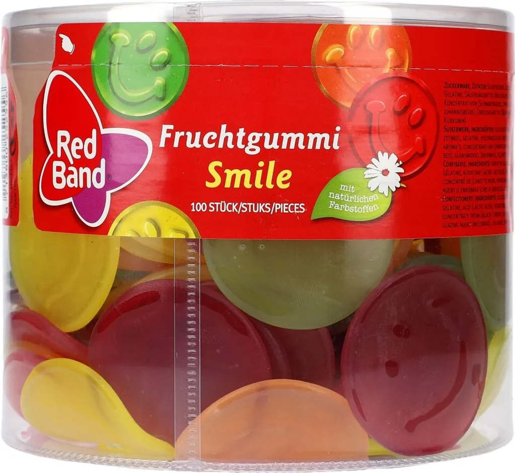 Red Band Fruchtgummi Smile 100 Stück, 1150g 13 Red Band Fruchtgummi Smile 100 Stück, 1150g – Bild 11
