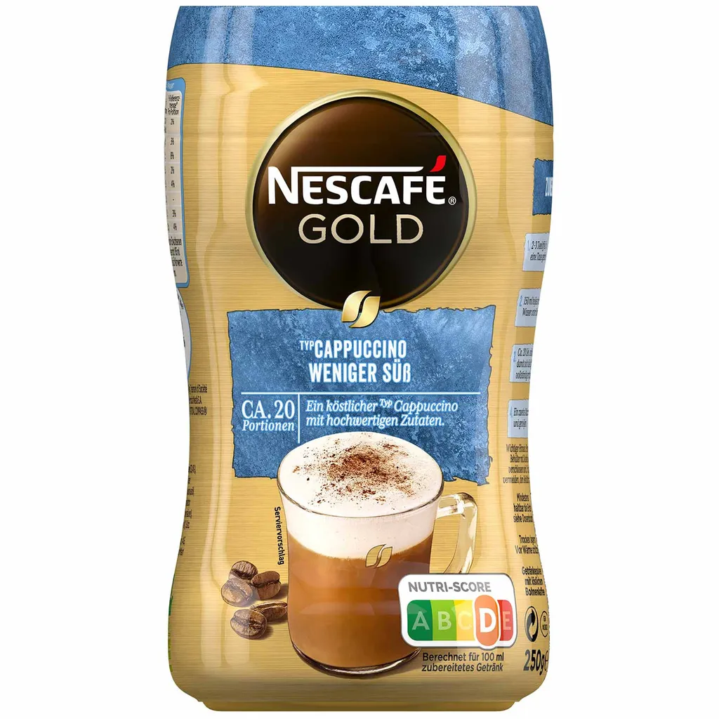 Nescafé® Nescafé Gold Typ Cappuccino Weniger Süß | 250g Dose 8 Nescafé® Nescafé Gold Typ Cappuccino Weniger Süß | 250g Dose – Bild 6