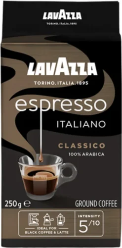Lavazza Espresso Italiano Classico 8x250 G (gemahlener Kaffee) -Haribo || Tassimo || Senseo Verkaufsgeschäft d4261adeeb4ab52c5172d331a87bb352