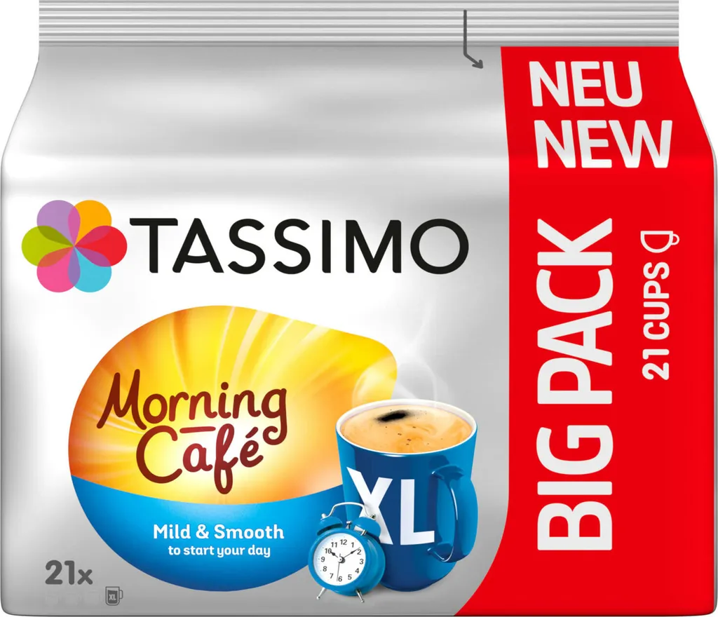 TASSIMO Morning Café XL Big Packs Mix-Paket 3 Sorten 6 Packungen 126 Getränke 8 TASSIMO Morning Café XL Big Packs Mix-Paket 3 Sorten 6 Packungen 126 Getränke – Bild 6