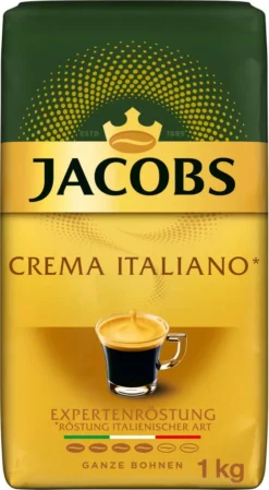 JACOBS Kaffeebohnen Expertenröstung Crema Italiano 3 Kg Geröstete Bohnen+ 1 Jacobs Barista Becher+ 1 Dose -Haribo || Tassimo || Senseo Verkaufsgeschäft d498bf70b10f37fd9eabe1676bc712c0 1