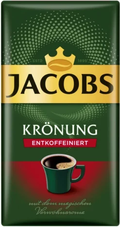 JACOBS Filterkaffee Krönung Entkoffeiniert 6 X 500 G Pulver- Röstkaffee Gemahlen 8 JACOBS Filterkaffee Krönung Entkoffeiniert 6 X 500 G Pulver- Röstkaffee Gemahlen -Haribo || Tassimo || Senseo Verkaufsgeschäft d514315556411a4499c53b59e276d684