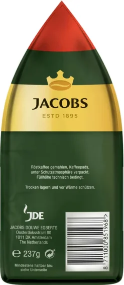 JACOBS Kaffeepads Crema Classic UTZ- 5 X 36 Getränke Pads Vorteilspack -Haribo || Tassimo || Senseo Verkaufsgeschäft d6269a9a7a3c0b7f5c01bc4b0a0698cf