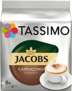 Tassimo Jacobs Cappuccino Classico | 8 T Discs, Kaffeekapseln 15 Tassimo Jacobs Cappuccino Classico | 8 T Discs, Kaffeekapseln -Haribo || Tassimo || Senseo Verkaufsgeschäft d63cc5074b8d2c6a141a9ea8dc7f2b26
