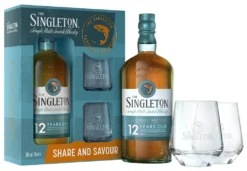 The Singleton Of Dufftown 12 Jahre | Geschenk-Set Share & Savour Mit 0,7l. Flasche Und Zwei Tumbler-Gläsern