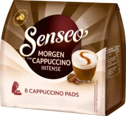 SENSEO Pads Typ Morgen Cappuccino Intense 10 X 8 Pads 80 Getränke 19 SENSEO Pads Typ Morgen Cappuccino Intense 10 X 8 Pads 80 Getränke -Haribo || Tassimo || Senseo Verkaufsgeschäft d8215cbfb9fde43b1fb39bd51d7e2ce1