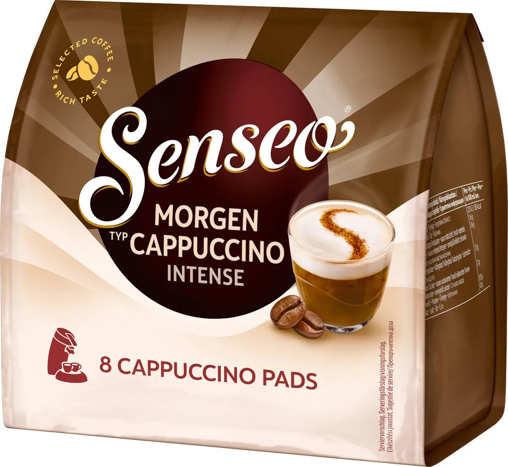 SENSEO Pads Typ Morgen Cappuccino Intense 10 X 8 Pads 80 Getränke 11 SENSEO Pads Typ Morgen Cappuccino Intense 10 X 8 Pads 80 Getränke – Bild 9