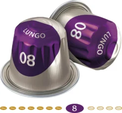 Jacobs Lungo 8 Intenso, Kaffeekapseln, Nespresso Kompatibel, Kaffee, 200 Kapseln, á 5.2 G -Haribo || Tassimo || Senseo Verkaufsgeschäft d92025d7b97dd9458c68b17a4e2a5820