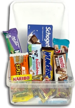 Genussleben Box Schokoladen-Mix Party Box Mit 600g Schokolade, Mars, Bueno Uvm.