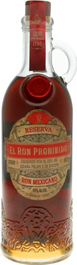 El Ron Prohibido Rum Solera 12 Jahre Mexican Rum | 40 % Vol | 0,7 L -Haribo || Tassimo || Senseo Verkaufsgeschäft db63dc11e3d89097573c10cc481a32db