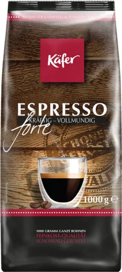 Käfer Caffè Espresso Forte | Ganze Bohne | 1000g -Haribo || Tassimo || Senseo Verkaufsgeschäft dc5595ec9f3b118df843d301540fd4d3