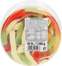 Haribo Fruchtgummi Mit Schaumzucker Anaconda Riesenschlangen 30 Stück 25 Haribo Fruchtgummi Mit Schaumzucker Anaconda Riesenschlangen 30 Stück -Haribo || Tassimo || Senseo Verkaufsgeschäft dcdf6e4b1bada481a83f6fc3e3a1bc85