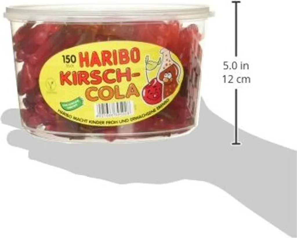 Haribo Kirsch Cola Fruchtgummiflaschen Veggie Zweifarbig 1350g 9 Haribo Kirsch Cola Fruchtgummiflaschen Veggie Zweifarbig 1350g – Bild 7