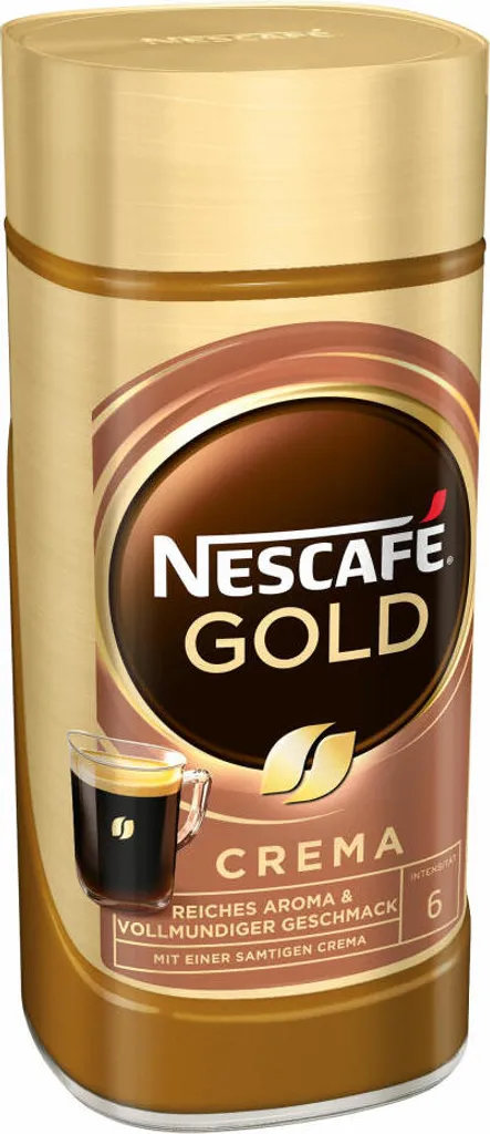 Nescafé® Nescafé Gold Crema | Löslicher Kaffee | 200g-Glas 7 Nescafé® Nescafé Gold Crema | Löslicher Kaffee | 200g-Glas – Bild 5