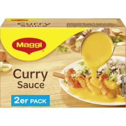 Maggi Curry Sauce Für Currywurst Und Wokgerichte 60g 2er Für 2x 250ml