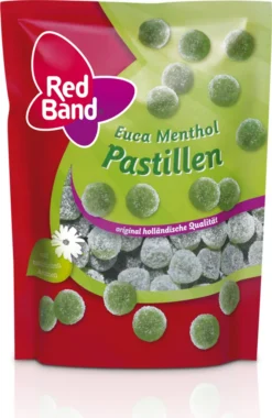 Red Band Euca Menthol Pastillen Extrastark Und Gezuckert 200g