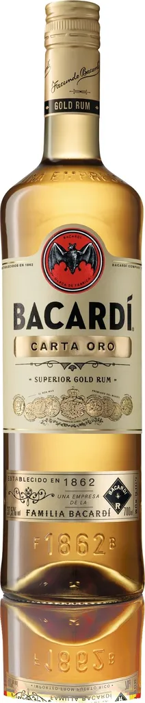 Bacardí Carta Oro Superior Gold Rum Puerto Rico | 37,5 % Vol | 0,7 L