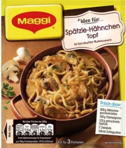 Maggi Fix Für Hähnchen Spätzle Topf Mit Zwiebeln Und Petersilie 48g 7 Maggi Fix Für Hähnchen Spätzle Topf Mit Zwiebeln Und Petersilie 48g -Haribo || Tassimo || Senseo Verkaufsgeschäft deda4fdae37b25009a9e7df91153e29b