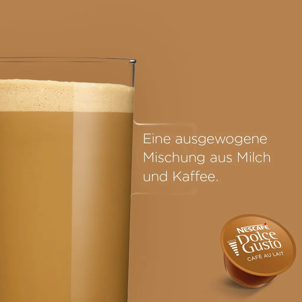 Nescafé® Nescafé Dolce Gusto Café Au Lait | 16 Kaffeekapseln 10 Nescafé® Nescafé Dolce Gusto Café Au Lait | 16 Kaffeekapseln – Bild 8
