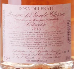 Ca Dei Frati Rosa Dei Frati Riviera Del Garda Classico DOC 2020 (1 X 0.75 L) -Haribo || Tassimo || Senseo Verkaufsgeschäft e1e01b31489f8ef142264cc8feac1e52