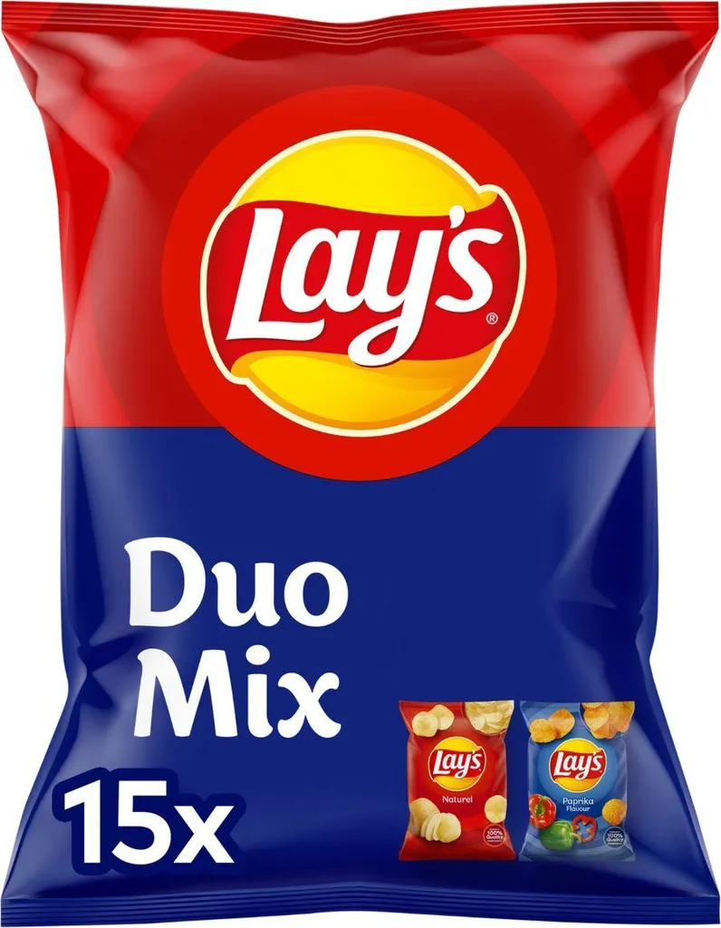 Lay's Chips Duo Natur/Paprika Beutel 15 Beutel 3 Lay's Chips Duo Natur/Paprika Beutel 15 Beutel